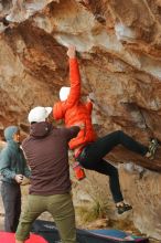 Bouldering in Hueco Tanks on 12/28/2019 with Blue Lizard Climbing and Yoga

Filename: SRM_20191228_1246140.jpg
Aperture: f/4.0
Shutter Speed: 1/400
Body: Canon EOS-1D Mark II
Lens: Canon EF 50mm f/1.8 II