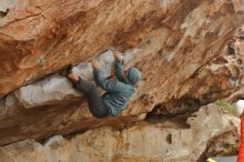 Bouldering in Hueco Tanks on 12/28/2019 with Blue Lizard Climbing and Yoga

Filename: SRM_20191228_1249100.jpg
Aperture: f/4.0
Shutter Speed: 1/400
Body: Canon EOS-1D Mark II
Lens: Canon EF 50mm f/1.8 II