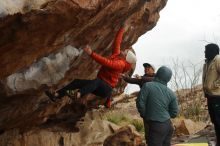 Bouldering in Hueco Tanks on 12/28/2019 with Blue Lizard Climbing and Yoga

Filename: SRM_20191228_1250100.jpg
Aperture: f/5.6
Shutter Speed: 1/400
Body: Canon EOS-1D Mark II
Lens: Canon EF 50mm f/1.8 II