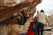 Bouldering in Hueco Tanks on 12/28/2019 with Blue Lizard Climbing and Yoga

Filename: SRM_20191228_1255200.jpg
Aperture: f/4.5
Shutter Speed: 1/400
Body: Canon EOS-1D Mark II
Lens: Canon EF 50mm f/1.8 II