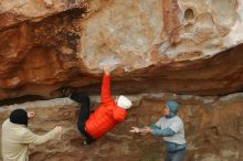 Bouldering in Hueco Tanks on 12/28/2019 with Blue Lizard Climbing and Yoga

Filename: SRM_20191228_1304280.jpg
Aperture: f/4.5
Shutter Speed: 1/500
Body: Canon EOS-1D Mark II
Lens: Canon EF 50mm f/1.8 II