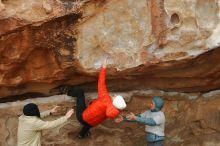 Bouldering in Hueco Tanks on 12/28/2019 with Blue Lizard Climbing and Yoga

Filename: SRM_20191228_1304290.jpg
Aperture: f/5.0
Shutter Speed: 1/500
Body: Canon EOS-1D Mark II
Lens: Canon EF 50mm f/1.8 II