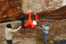 Bouldering in Hueco Tanks on 12/28/2019 with Blue Lizard Climbing and Yoga

Filename: SRM_20191228_1304310.jpg
Aperture: f/4.5
Shutter Speed: 1/500
Body: Canon EOS-1D Mark II
Lens: Canon EF 50mm f/1.8 II