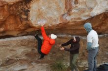 Bouldering in Hueco Tanks on 12/28/2019 with Blue Lizard Climbing and Yoga

Filename: SRM_20191228_1320380.jpg
Aperture: f/5.6
Shutter Speed: 1/400
Body: Canon EOS-1D Mark II
Lens: Canon EF 50mm f/1.8 II