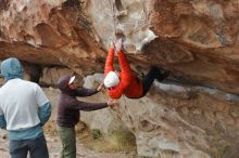 Bouldering in Hueco Tanks on 12/28/2019 with Blue Lizard Climbing and Yoga

Filename: SRM_20191228_1328410.jpg
Aperture: f/4.0
Shutter Speed: 1/400
Body: Canon EOS-1D Mark II
Lens: Canon EF 50mm f/1.8 II