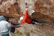 Bouldering in Hueco Tanks on 12/28/2019 with Blue Lizard Climbing and Yoga

Filename: SRM_20191228_1328450.jpg
Aperture: f/4.0
Shutter Speed: 1/400
Body: Canon EOS-1D Mark II
Lens: Canon EF 50mm f/1.8 II