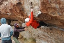 Bouldering in Hueco Tanks on 12/28/2019 with Blue Lizard Climbing and Yoga

Filename: SRM_20191228_1328460.jpg
Aperture: f/4.0
Shutter Speed: 1/400
Body: Canon EOS-1D Mark II
Lens: Canon EF 50mm f/1.8 II