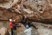 Bouldering in Hueco Tanks on 12/28/2019 with Blue Lizard Climbing and Yoga

Filename: SRM_20191228_1342410.jpg
Aperture: f/5.0
Shutter Speed: 1/400
Body: Canon EOS-1D Mark II
Lens: Canon EF 50mm f/1.8 II