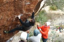 Bouldering in Hueco Tanks on 12/28/2019 with Blue Lizard Climbing and Yoga

Filename: SRM_20191228_1449510.jpg
Aperture: f/2.8
Shutter Speed: 1/320
Body: Canon EOS-1D Mark II
Lens: Canon EF 50mm f/1.8 II