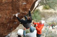 Bouldering in Hueco Tanks on 12/28/2019 with Blue Lizard Climbing and Yoga

Filename: SRM_20191228_1449550.jpg
Aperture: f/2.8
Shutter Speed: 1/320
Body: Canon EOS-1D Mark II
Lens: Canon EF 50mm f/1.8 II