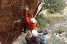 Bouldering in Hueco Tanks on 12/28/2019 with Blue Lizard Climbing and Yoga

Filename: SRM_20191228_1452090.jpg
Aperture: f/3.2
Shutter Speed: 1/320
Body: Canon EOS-1D Mark II
Lens: Canon EF 50mm f/1.8 II