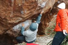 Bouldering in Hueco Tanks on 12/28/2019 with Blue Lizard Climbing and Yoga

Filename: SRM_20191228_1504480.jpg
Aperture: f/4.0
Shutter Speed: 1/250
Body: Canon EOS-1D Mark II
Lens: Canon EF 50mm f/1.8 II