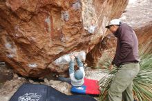 Bouldering in Hueco Tanks on 12/28/2019 with Blue Lizard Climbing and Yoga

Filename: SRM_20191228_1508000.jpg
Aperture: f/3.2
Shutter Speed: 1/250
Body: Canon EOS-1D Mark II
Lens: Canon EF 16-35mm f/2.8 L