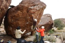 Bouldering in Hueco Tanks on 12/28/2019 with Blue Lizard Climbing and Yoga

Filename: SRM_20191228_1518250.jpg
Aperture: f/7.1
Shutter Speed: 1/250
Body: Canon EOS-1D Mark II
Lens: Canon EF 16-35mm f/2.8 L