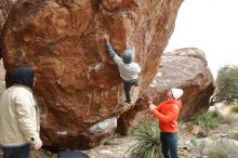 Bouldering in Hueco Tanks on 12/28/2019 with Blue Lizard Climbing and Yoga

Filename: SRM_20191228_1520540.jpg
Aperture: f/6.3
Shutter Speed: 1/250
Body: Canon EOS-1D Mark II
Lens: Canon EF 16-35mm f/2.8 L