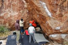 Bouldering in Hueco Tanks on 12/28/2019 with Blue Lizard Climbing and Yoga

Filename: SRM_20191228_1548000.jpg
Aperture: f/4.0
Shutter Speed: 1/250
Body: Canon EOS-1D Mark II
Lens: Canon EF 16-35mm f/2.8 L