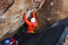 Bouldering in Hueco Tanks on 12/28/2019 with Blue Lizard Climbing and Yoga

Filename: SRM_20191228_1623450.jpg
Aperture: f/4.5
Shutter Speed: 1/250
Body: Canon EOS-1D Mark II
Lens: Canon EF 16-35mm f/2.8 L