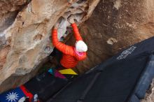 Bouldering in Hueco Tanks on 12/28/2019 with Blue Lizard Climbing and Yoga

Filename: SRM_20191228_1623451.jpg
Aperture: f/4.5
Shutter Speed: 1/250
Body: Canon EOS-1D Mark II
Lens: Canon EF 16-35mm f/2.8 L