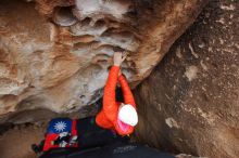 Bouldering in Hueco Tanks on 12/28/2019 with Blue Lizard Climbing and Yoga

Filename: SRM_20191228_1623510.jpg
Aperture: f/4.5
Shutter Speed: 1/250
Body: Canon EOS-1D Mark II
Lens: Canon EF 16-35mm f/2.8 L