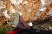 Bouldering in Hueco Tanks on 12/28/2019 with Blue Lizard Climbing and Yoga

Filename: SRM_20191228_1745580.jpg
Aperture: f/4.0
Shutter Speed: 1/250
Body: Canon EOS-1D Mark II
Lens: Canon EF 16-35mm f/2.8 L