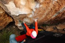 Bouldering in Hueco Tanks on 12/28/2019 with Blue Lizard Climbing and Yoga

Filename: SRM_20191228_1751060.jpg
Aperture: f/4.0
Shutter Speed: 1/250
Body: Canon EOS-1D Mark II
Lens: Canon EF 16-35mm f/2.8 L