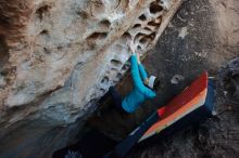 Bouldering in Hueco Tanks on 12/29/2019 with Blue Lizard Climbing and Yoga

Filename: SRM_20191229_1050220.jpg
Aperture: f/4.0
Shutter Speed: 1/250
Body: Canon EOS-1D Mark II
Lens: Canon EF 16-35mm f/2.8 L