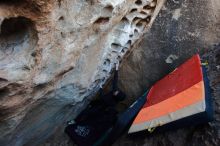 Bouldering in Hueco Tanks on 12/29/2019 with Blue Lizard Climbing and Yoga

Filename: SRM_20191229_1055110.jpg
Aperture: f/3.5
Shutter Speed: 1/250
Body: Canon EOS-1D Mark II
Lens: Canon EF 16-35mm f/2.8 L