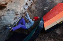 Bouldering in Hueco Tanks on 12/29/2019 with Blue Lizard Climbing and Yoga

Filename: SRM_20191229_1057230.jpg
Aperture: f/3.2
Shutter Speed: 1/250
Body: Canon EOS-1D Mark II
Lens: Canon EF 16-35mm f/2.8 L