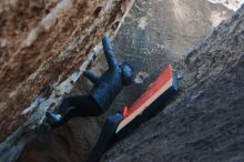 Bouldering in Hueco Tanks on 12/29/2019 with Blue Lizard Climbing and Yoga

Filename: SRM_20191229_1103280.jpg
Aperture: f/3.5
Shutter Speed: 1/250
Body: Canon EOS-1D Mark II
Lens: Canon EF 50mm f/1.8 II