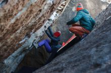 Bouldering in Hueco Tanks on 12/29/2019 with Blue Lizard Climbing and Yoga

Filename: SRM_20191229_1106030.jpg
Aperture: f/2.5
Shutter Speed: 1/250
Body: Canon EOS-1D Mark II
Lens: Canon EF 50mm f/1.8 II