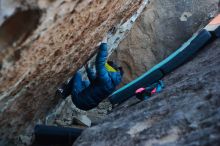 Bouldering in Hueco Tanks on 12/29/2019 with Blue Lizard Climbing and Yoga

Filename: SRM_20191229_1108250.jpg
Aperture: f/2.5
Shutter Speed: 1/250
Body: Canon EOS-1D Mark II
Lens: Canon EF 50mm f/1.8 II