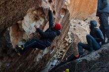 Bouldering in Hueco Tanks on 12/29/2019 with Blue Lizard Climbing and Yoga

Filename: SRM_20191229_1115080.jpg
Aperture: f/5.0
Shutter Speed: 1/250
Body: Canon EOS-1D Mark II
Lens: Canon EF 50mm f/1.8 II