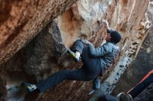 Bouldering in Hueco Tanks on 12/29/2019 with Blue Lizard Climbing and Yoga

Filename: SRM_20191229_1121530.jpg
Aperture: f/3.5
Shutter Speed: 1/250
Body: Canon EOS-1D Mark II
Lens: Canon EF 50mm f/1.8 II