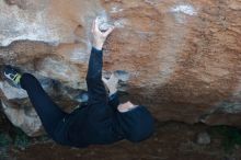 Bouldering in Hueco Tanks on 12/29/2019 with Blue Lizard Climbing and Yoga

Filename: SRM_20191229_1124140.jpg
Aperture: f/3.5
Shutter Speed: 1/250
Body: Canon EOS-1D Mark II
Lens: Canon EF 50mm f/1.8 II