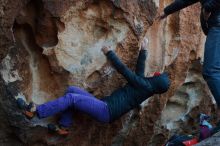 Bouldering in Hueco Tanks on 12/29/2019 with Blue Lizard Climbing and Yoga

Filename: SRM_20191229_1133550.jpg
Aperture: f/5.0
Shutter Speed: 1/250
Body: Canon EOS-1D Mark II
Lens: Canon EF 50mm f/1.8 II