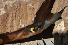 Bouldering in Hueco Tanks on 12/29/2019 with Blue Lizard Climbing and Yoga

Filename: SRM_20191229_1153510.jpg
Aperture: f/8.0
Shutter Speed: 1/250
Body: Canon EOS-1D Mark II
Lens: Canon EF 50mm f/1.8 II