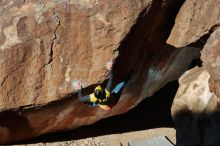 Bouldering in Hueco Tanks on 12/29/2019 with Blue Lizard Climbing and Yoga

Filename: SRM_20191229_1153570.jpg
Aperture: f/8.0
Shutter Speed: 1/250
Body: Canon EOS-1D Mark II
Lens: Canon EF 50mm f/1.8 II