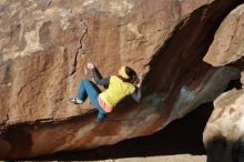 Bouldering in Hueco Tanks on 12/29/2019 with Blue Lizard Climbing and Yoga

Filename: SRM_20191229_1154090.jpg
Aperture: f/8.0
Shutter Speed: 1/250
Body: Canon EOS-1D Mark II
Lens: Canon EF 50mm f/1.8 II