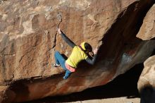 Bouldering in Hueco Tanks on 12/29/2019 with Blue Lizard Climbing and Yoga

Filename: SRM_20191229_1154140.jpg
Aperture: f/8.0
Shutter Speed: 1/250
Body: Canon EOS-1D Mark II
Lens: Canon EF 50mm f/1.8 II