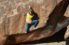 Bouldering in Hueco Tanks on 12/29/2019 with Blue Lizard Climbing and Yoga

Filename: SRM_20191229_1154210.jpg
Aperture: f/8.0
Shutter Speed: 1/250
Body: Canon EOS-1D Mark II
Lens: Canon EF 50mm f/1.8 II