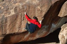 Bouldering in Hueco Tanks on 12/29/2019 with Blue Lizard Climbing and Yoga

Filename: SRM_20191229_1157310.jpg
Aperture: f/5.6
Shutter Speed: 1/250
Body: Canon EOS-1D Mark II
Lens: Canon EF 50mm f/1.8 II