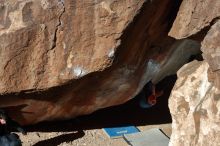 Bouldering in Hueco Tanks on 12/29/2019 with Blue Lizard Climbing and Yoga

Filename: SRM_20191229_1203160.jpg
Aperture: f/5.6
Shutter Speed: 1/250
Body: Canon EOS-1D Mark II
Lens: Canon EF 50mm f/1.8 II