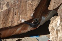 Bouldering in Hueco Tanks on 12/29/2019 with Blue Lizard Climbing and Yoga

Filename: SRM_20191229_1206500.jpg
Aperture: f/5.6
Shutter Speed: 1/250
Body: Canon EOS-1D Mark II
Lens: Canon EF 50mm f/1.8 II