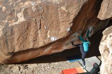 Bouldering in Hueco Tanks on 12/29/2019 with Blue Lizard Climbing and Yoga

Filename: SRM_20191229_1215480.jpg
Aperture: f/5.0
Shutter Speed: 1/250
Body: Canon EOS-1D Mark II
Lens: Canon EF 50mm f/1.8 II