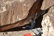 Bouldering in Hueco Tanks on 12/29/2019 with Blue Lizard Climbing and Yoga

Filename: SRM_20191229_1216590.jpg
Aperture: f/5.0
Shutter Speed: 1/250
Body: Canon EOS-1D Mark II
Lens: Canon EF 50mm f/1.8 II