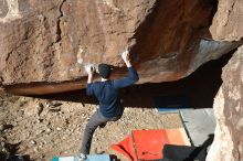 Bouldering in Hueco Tanks on 12/29/2019 with Blue Lizard Climbing and Yoga

Filename: SRM_20191229_1219070.jpg
Aperture: f/5.0
Shutter Speed: 1/250
Body: Canon EOS-1D Mark II
Lens: Canon EF 50mm f/1.8 II