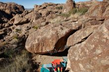 Bouldering in Hueco Tanks on 12/29/2019 with Blue Lizard Climbing and Yoga

Filename: SRM_20191229_1227490.jpg
Aperture: f/8.0
Shutter Speed: 1/250
Body: Canon EOS-1D Mark II
Lens: Canon EF 16-35mm f/2.8 L