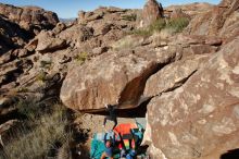 Bouldering in Hueco Tanks on 12/29/2019 with Blue Lizard Climbing and Yoga

Filename: SRM_20191229_1227550.jpg
Aperture: f/8.0
Shutter Speed: 1/250
Body: Canon EOS-1D Mark II
Lens: Canon EF 16-35mm f/2.8 L