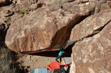 Bouldering in Hueco Tanks on 12/29/2019 with Blue Lizard Climbing and Yoga

Filename: SRM_20191229_1230190.jpg
Aperture: f/8.0
Shutter Speed: 1/250
Body: Canon EOS-1D Mark II
Lens: Canon EF 16-35mm f/2.8 L