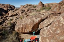 Bouldering in Hueco Tanks on 12/29/2019 with Blue Lizard Climbing and Yoga

Filename: SRM_20191229_1230310.jpg
Aperture: f/8.0
Shutter Speed: 1/250
Body: Canon EOS-1D Mark II
Lens: Canon EF 16-35mm f/2.8 L